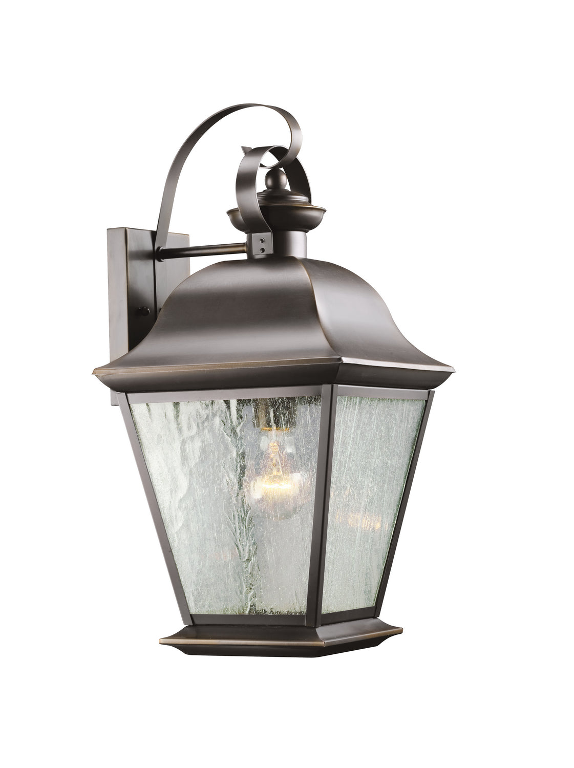 Mount Vernon One Light Outdoor Wall Mount in Olde Bronze