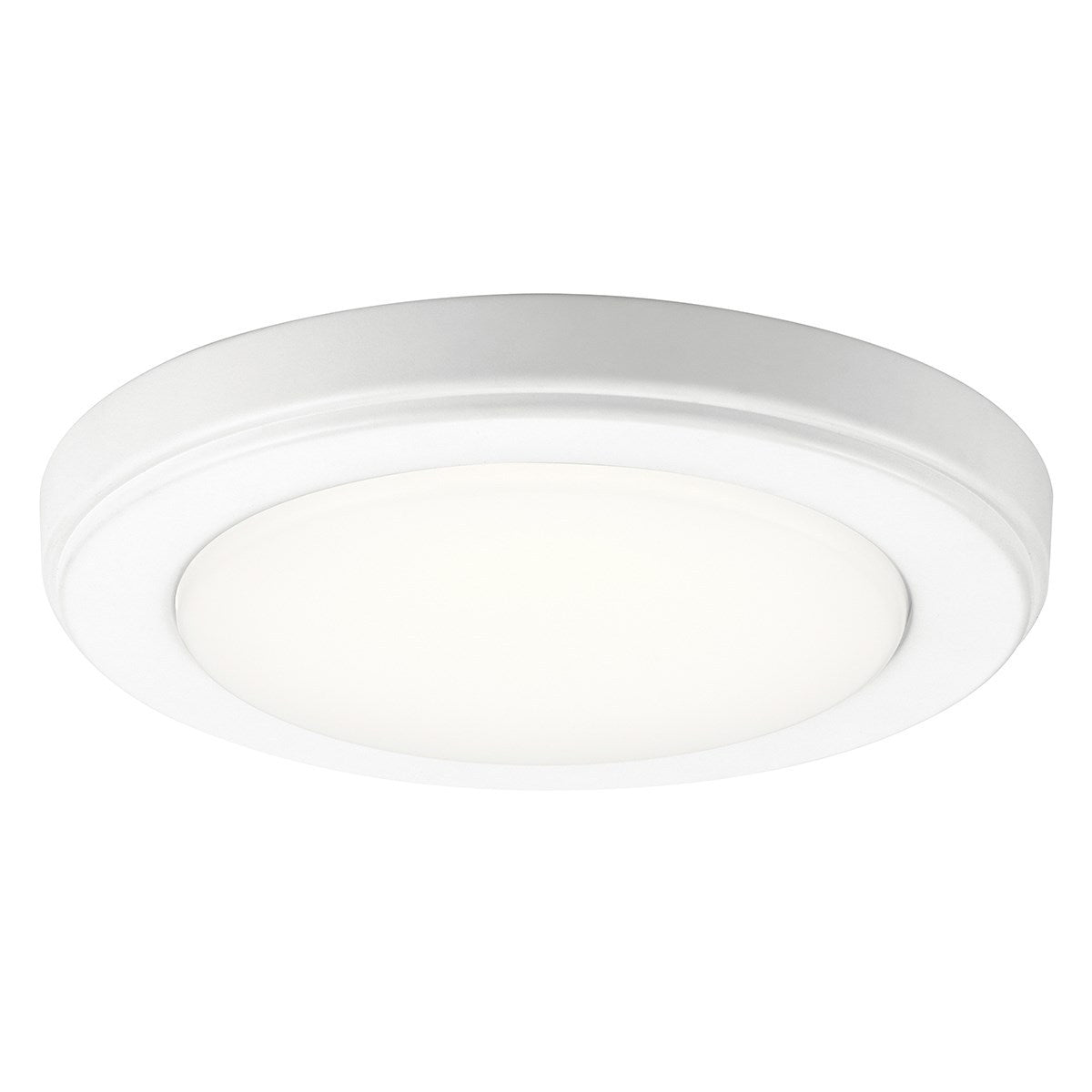 Zeo LED Flush Mount in White