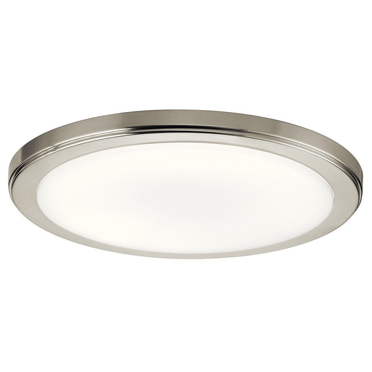 Zeo LED Flush Mount in Brushed Nickel