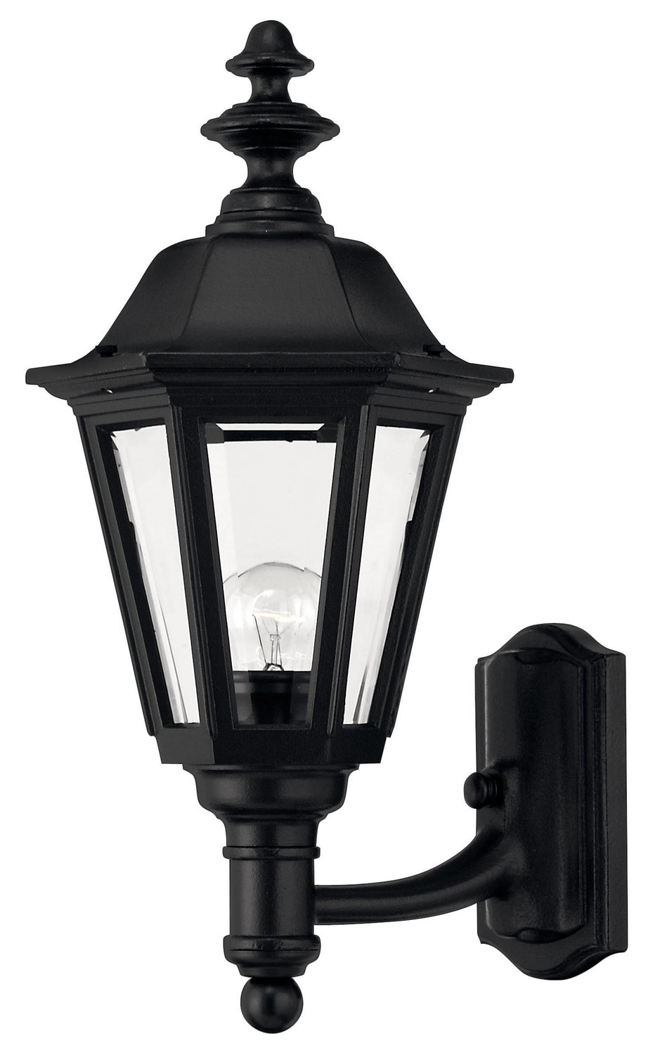 Manor House LED Wall Mount in Black
