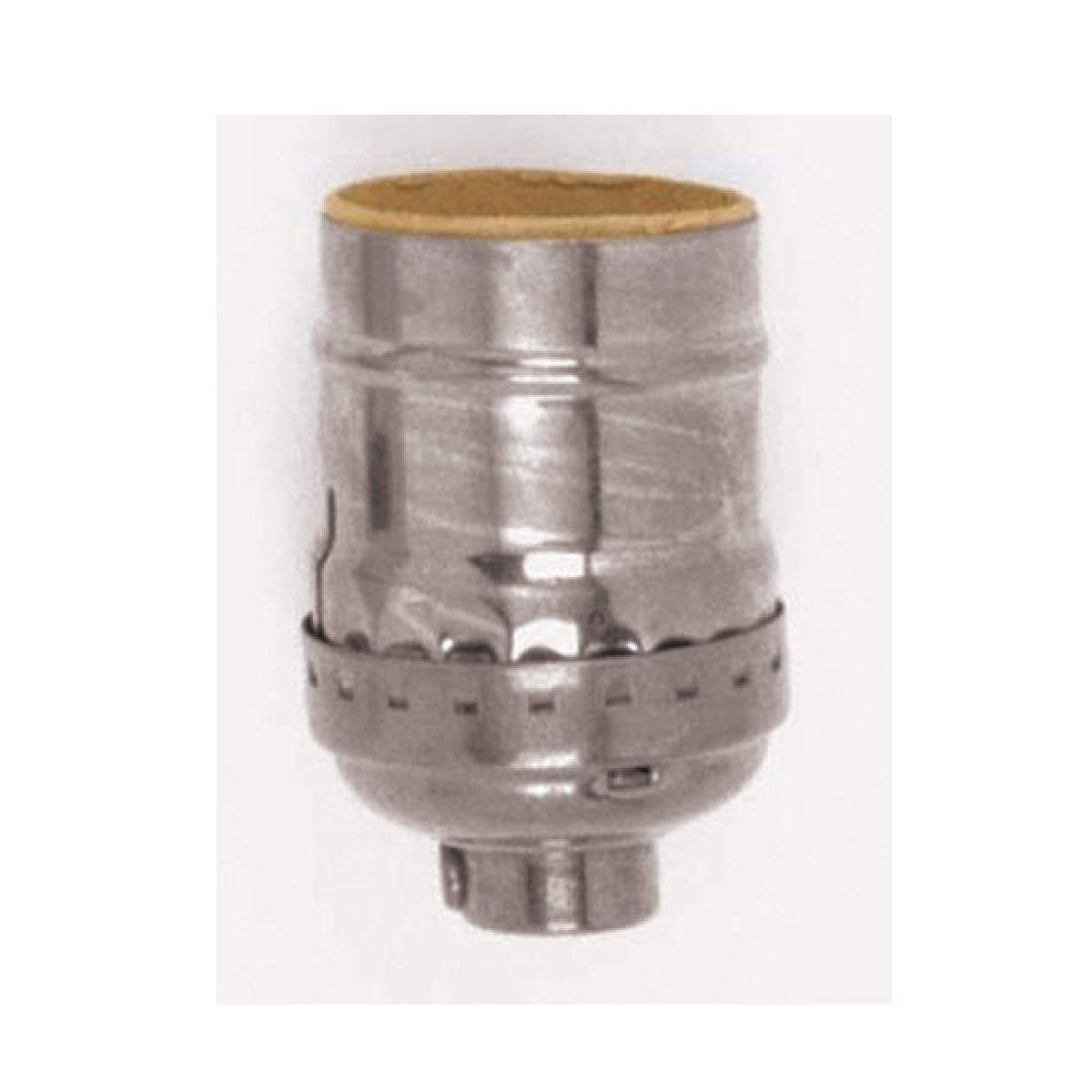 Short Keyless Socket in Polished Nickel