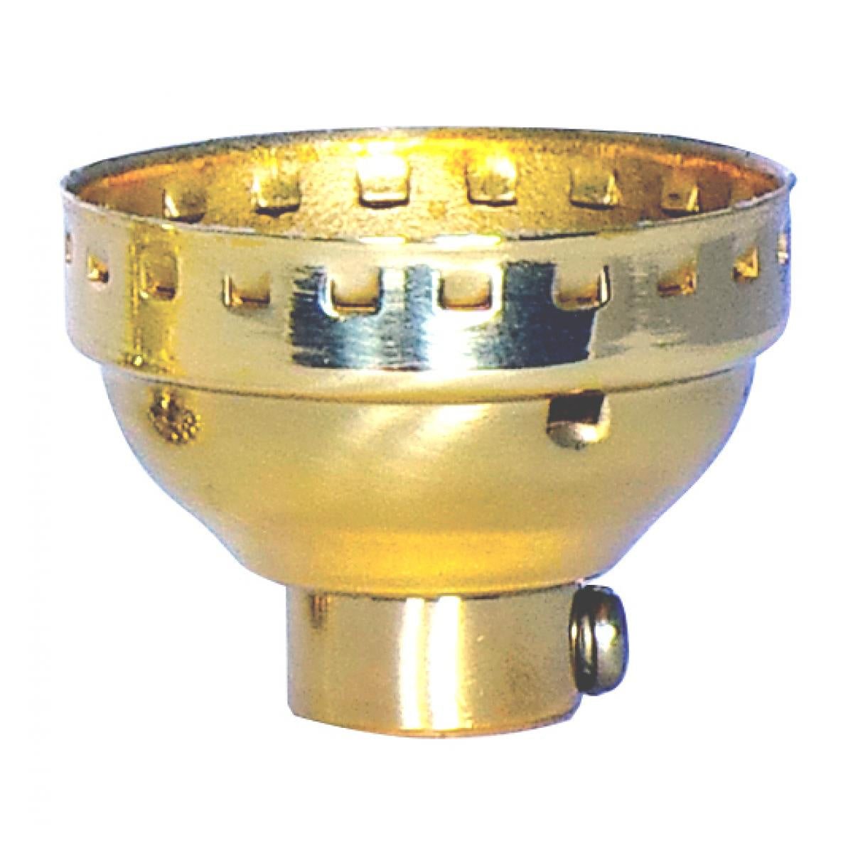 (4-Pack) 3 Piece Cap With Paper Liner in Polished Brass