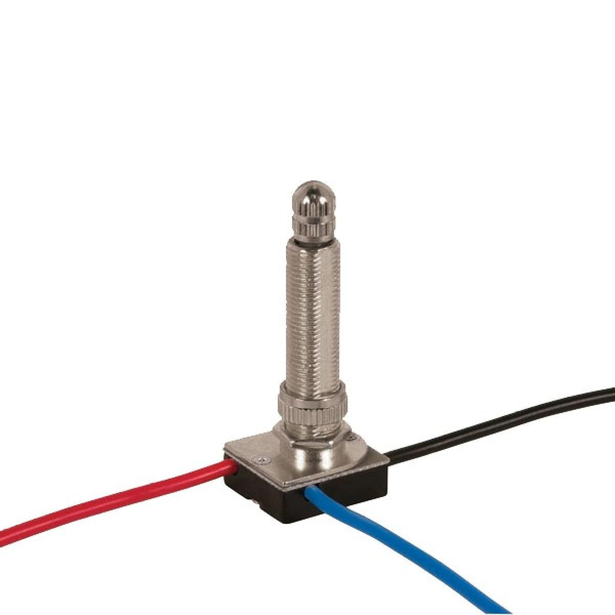 3-Way Metal Rotary Switch in Nickel Plated
