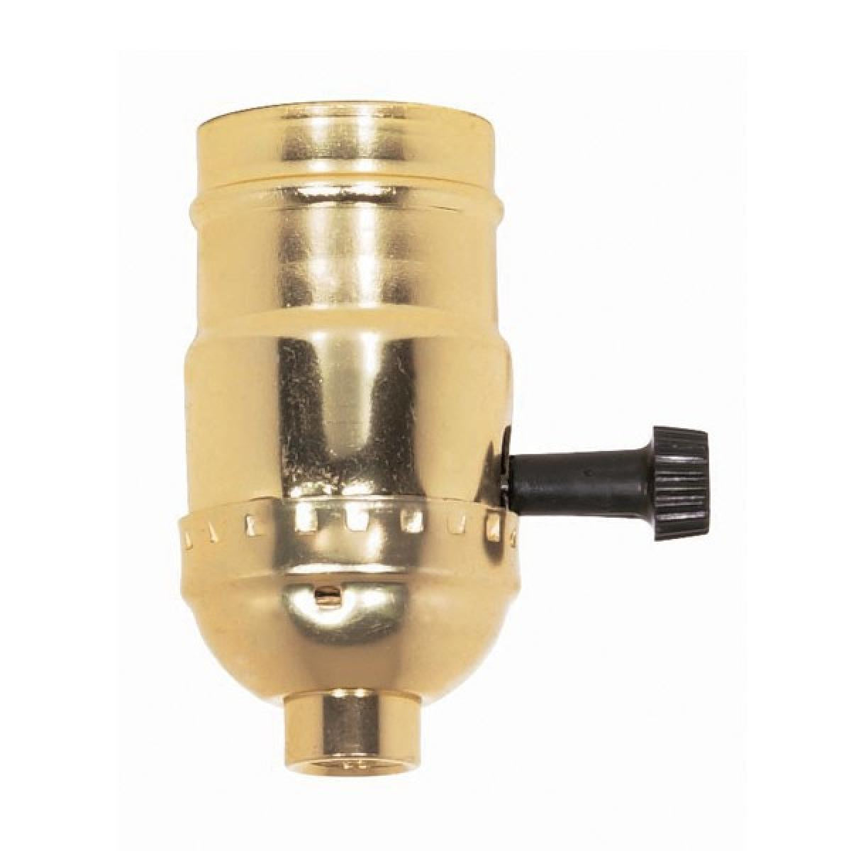 (4-Pack) Socket in Brite Gilt