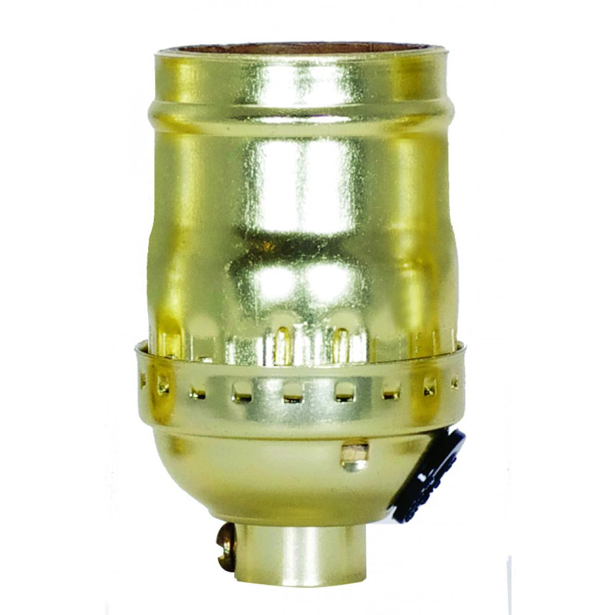 (4-Pack) Socket in Brite Gilt