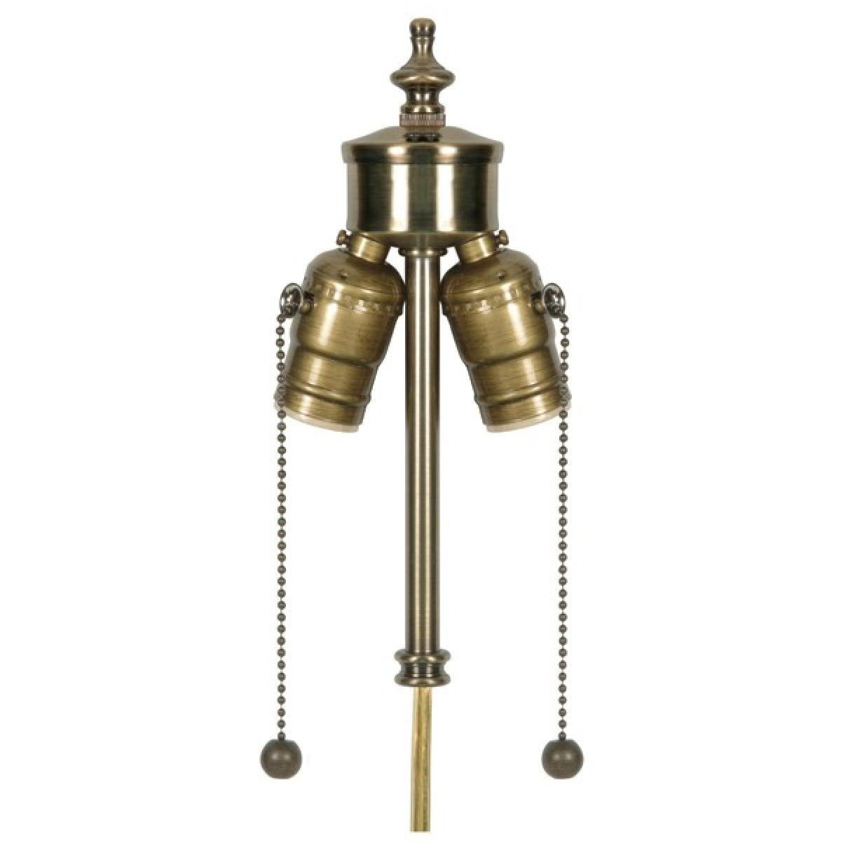 Socket in Antique Brass
