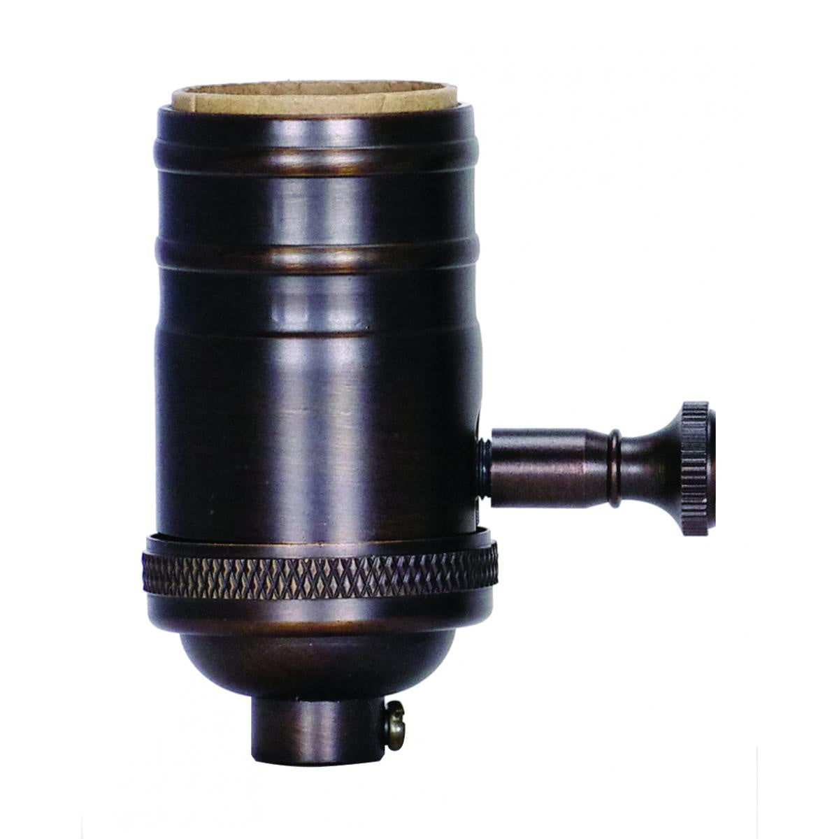 (4-Pack) Socket in Dark Antique Brass