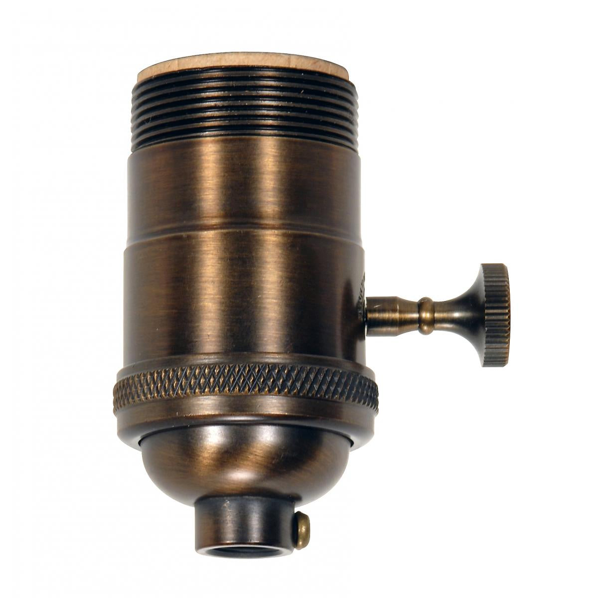 Socket in Dark Antique Brass