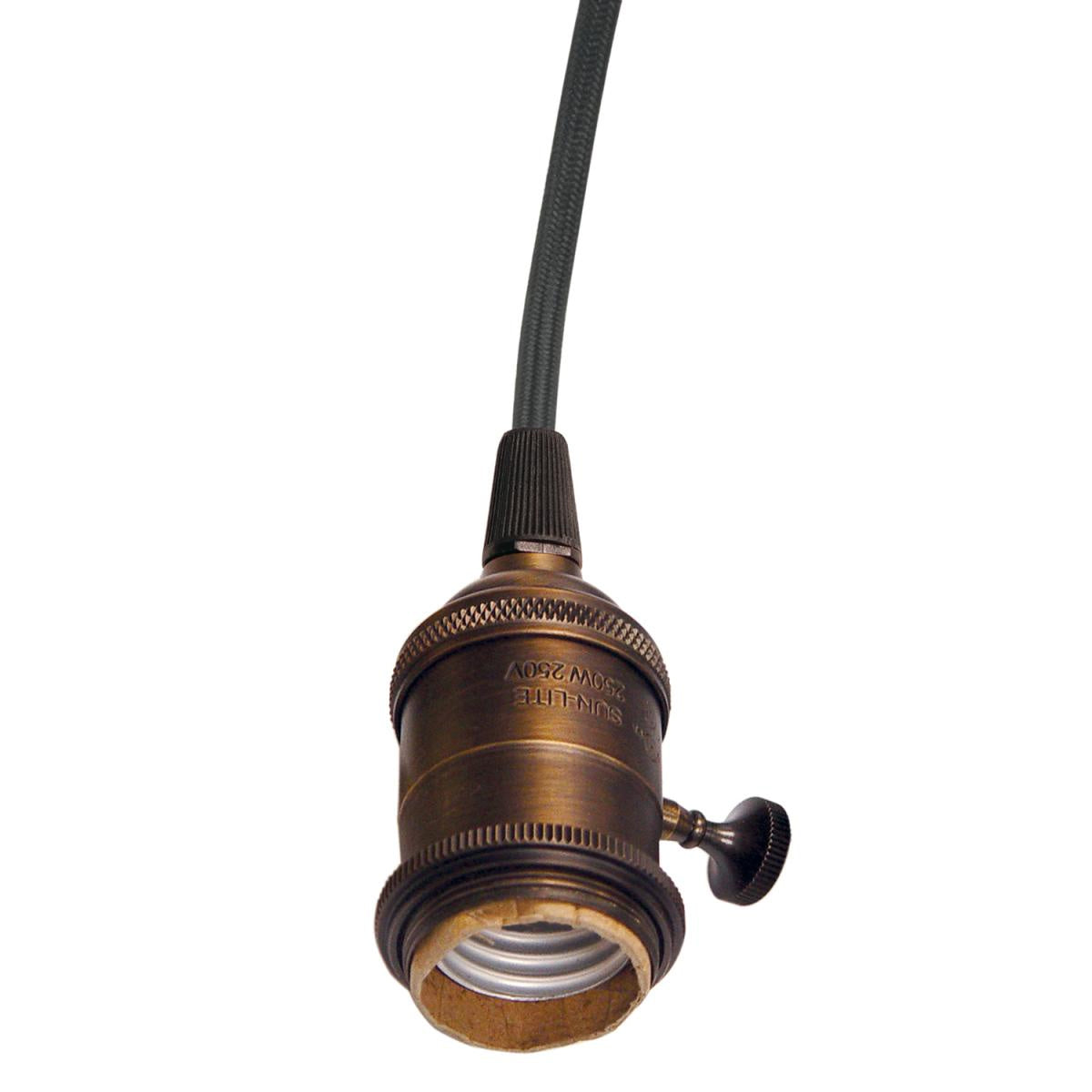 Lampholder in Dark Antique Brass