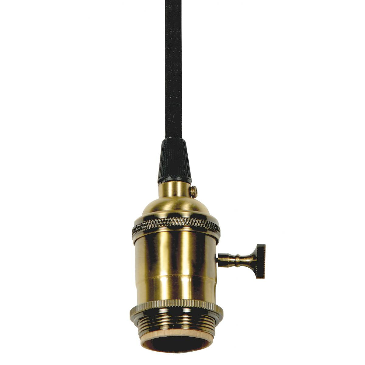 Lampholder in Antique Brass