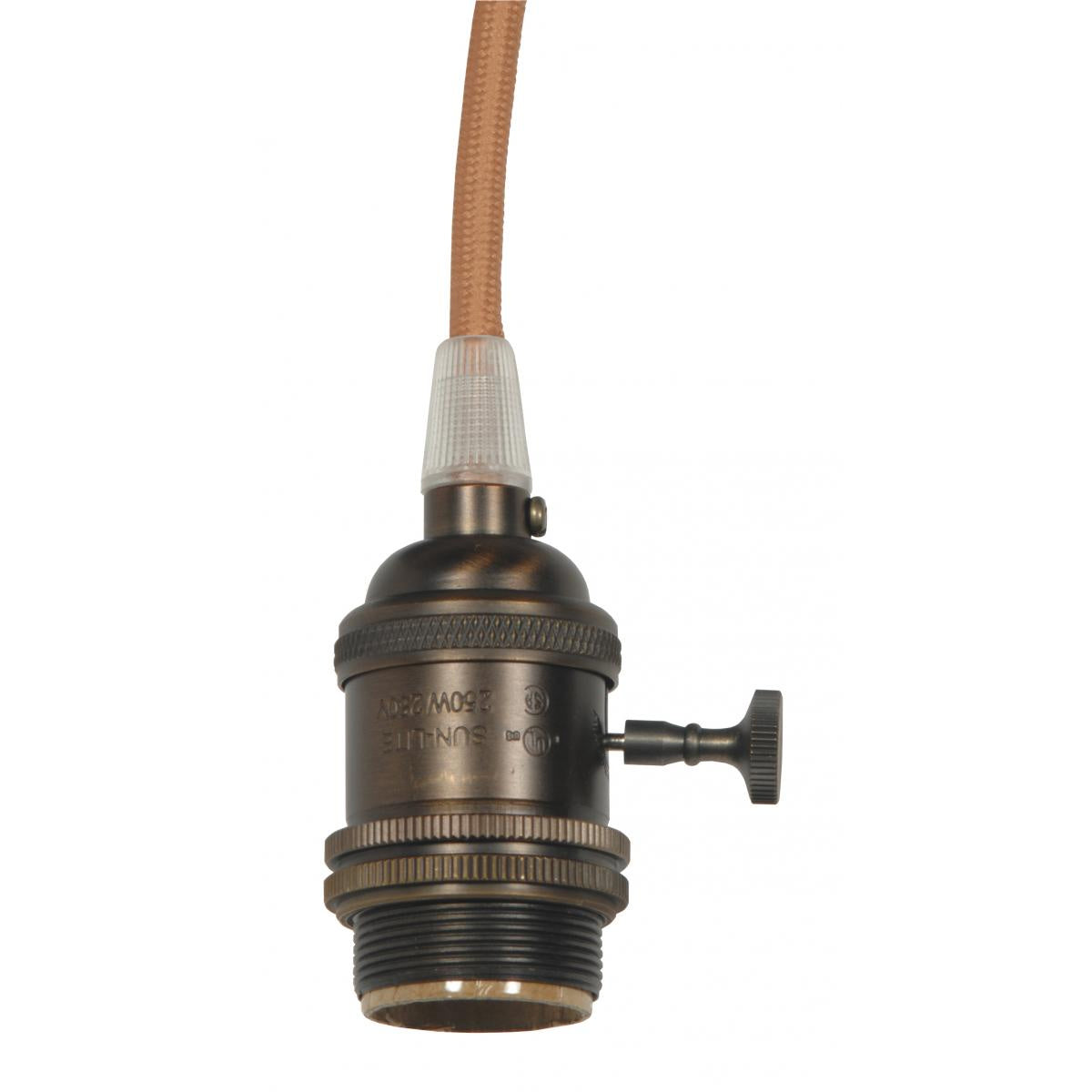 Lampholder in Dark Antique Brass