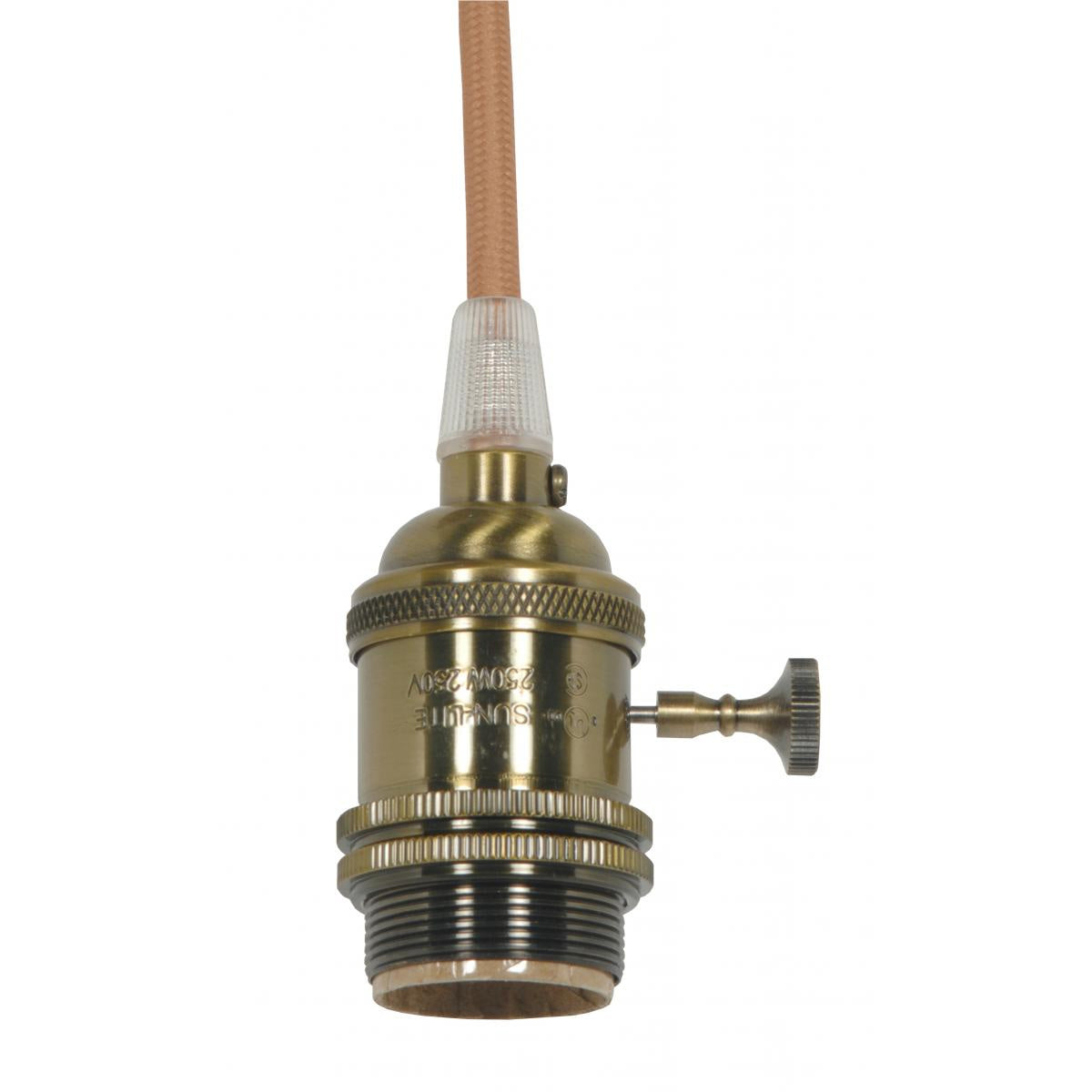 Lampholder in Antique Brass