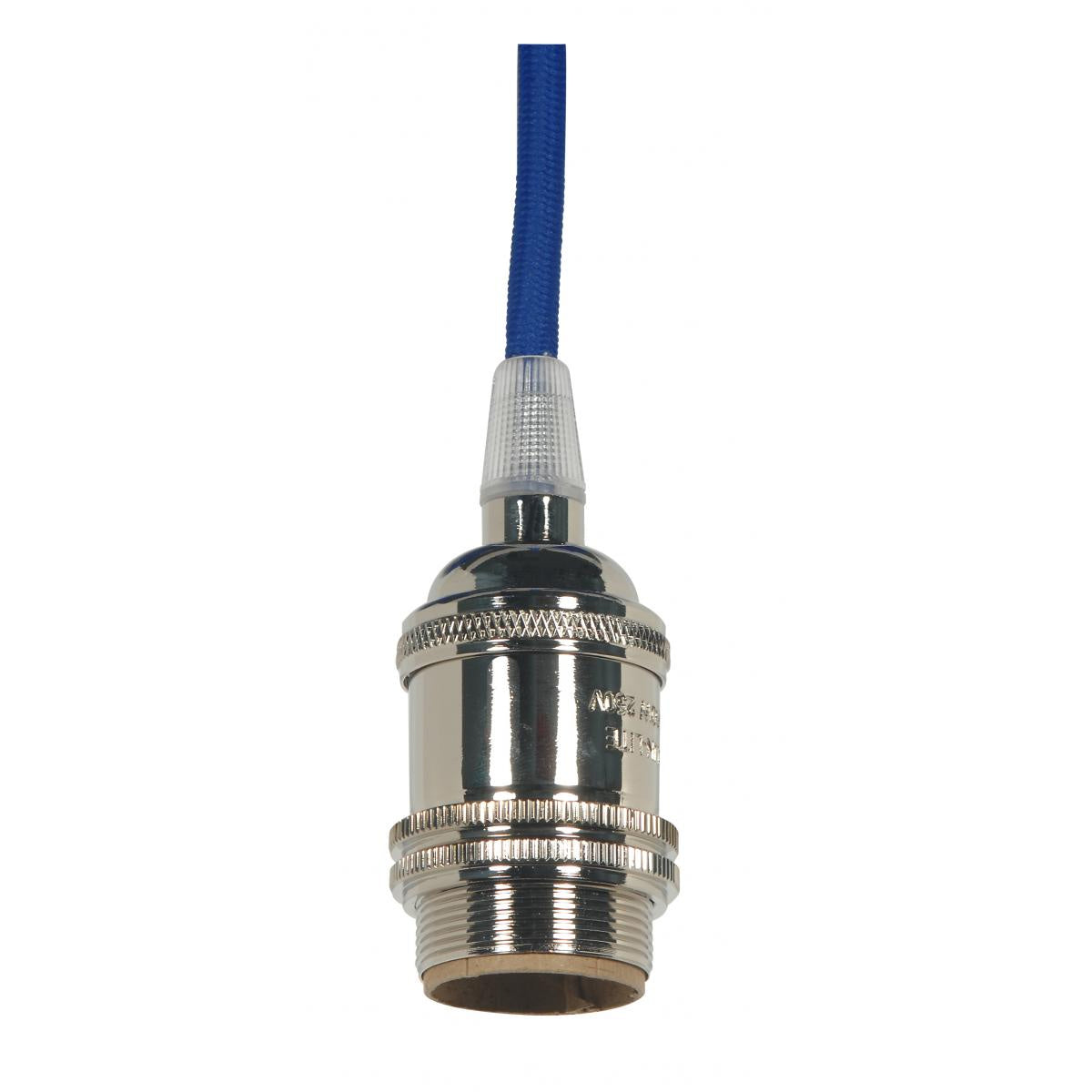 Lampholder in Polished Nickel / Glass