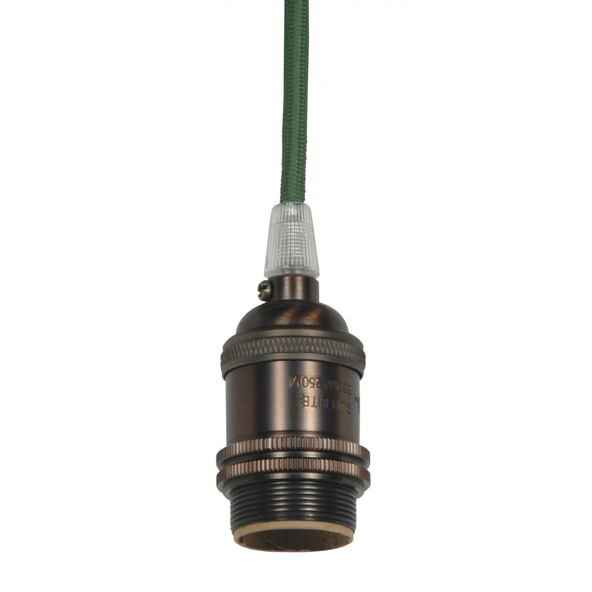 Lampholder in Dark Antique Brass