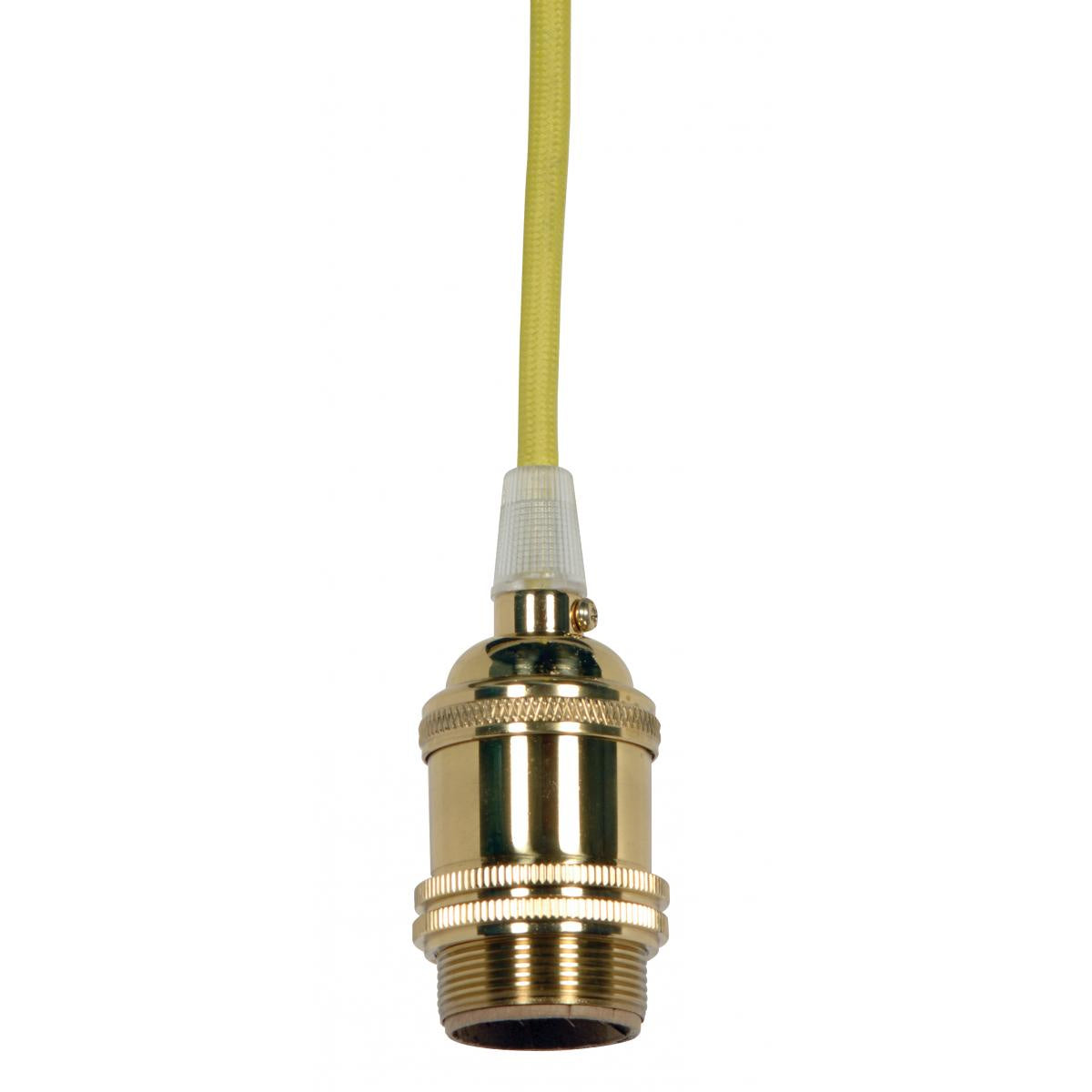 Lampholder in Polished Brass / Glass