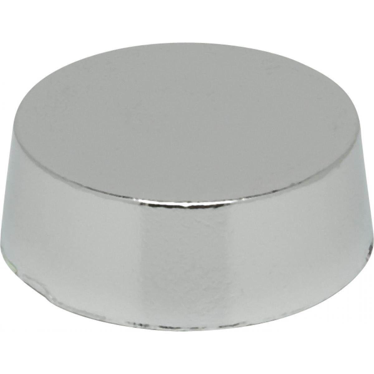 (4-Pack) 1" Plain Knob in Polished Chrome