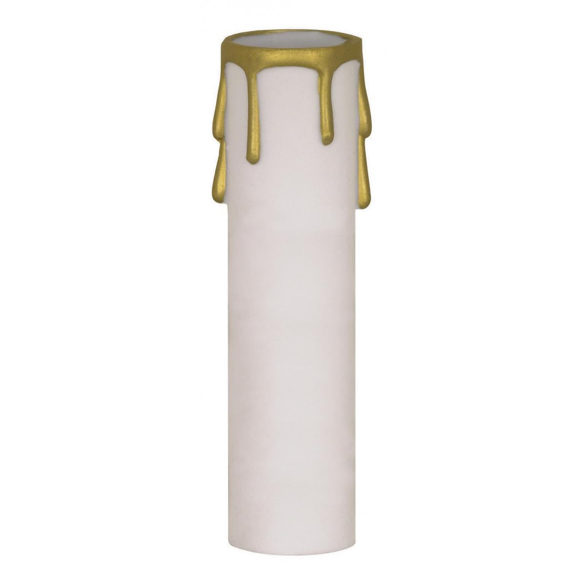 (4-Pack) Candle Cover in White