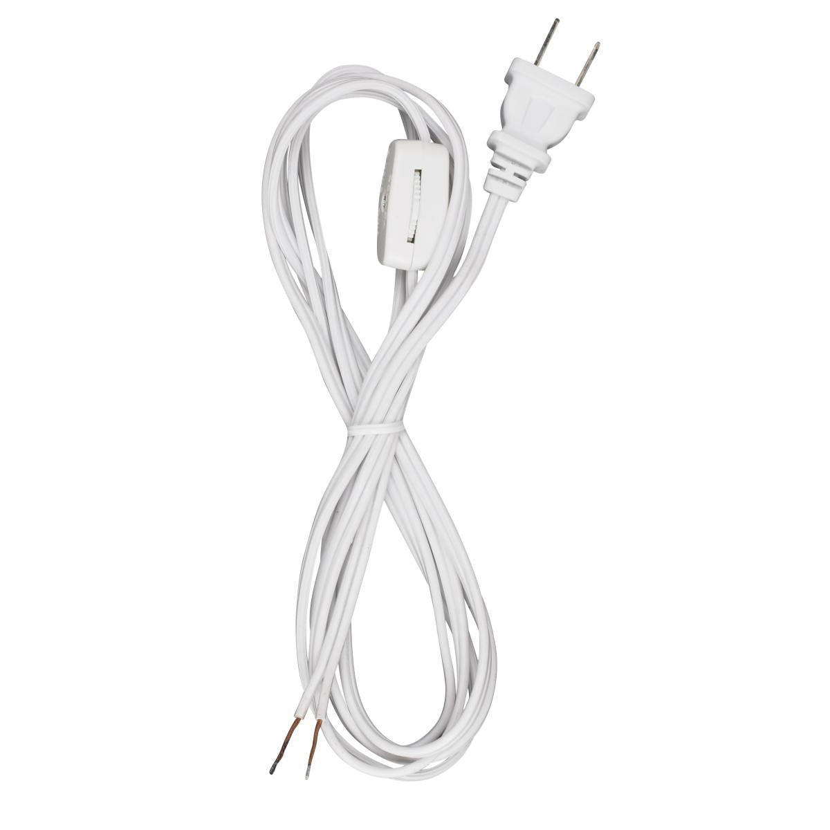 Satco - 90-1581 - Cord Set - White
