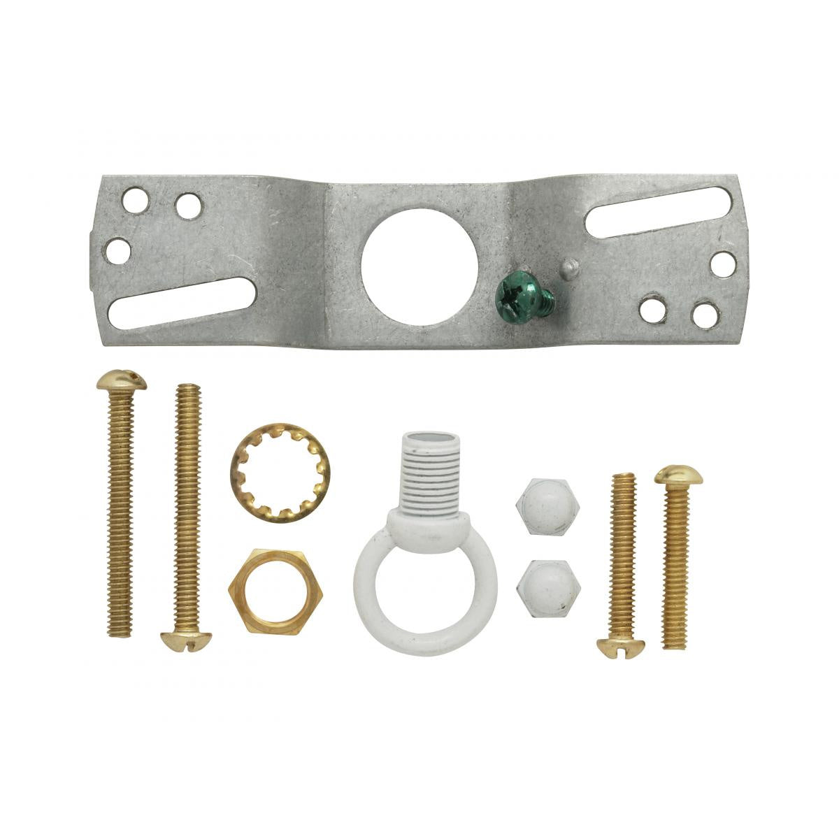 (4-Pack) 1" Loop Parts Bag in White