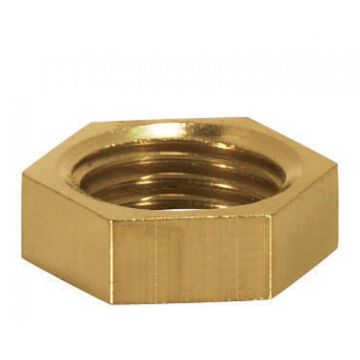 (4-Pack) Hexagon Locknut in Unfinished