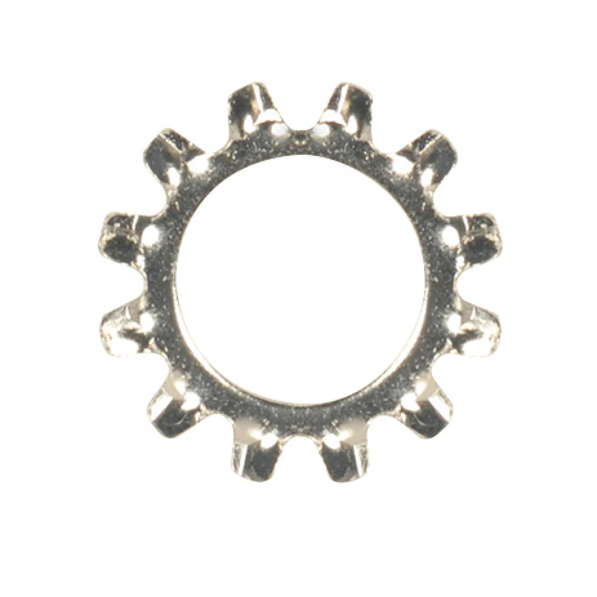 (4-Pack) External Toothwasher in Nickel
