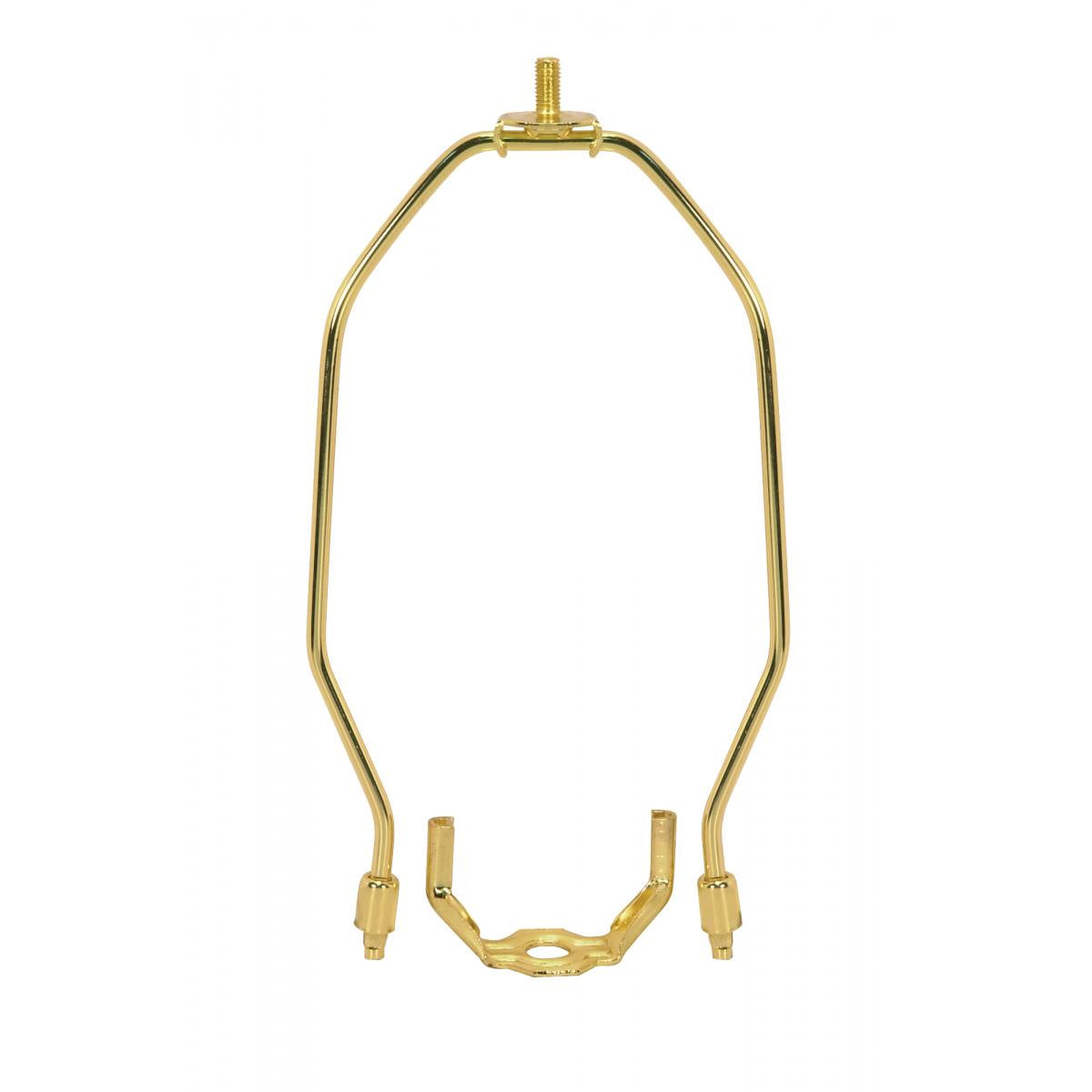 (4-Pack) Light Duty Harp in Polished Brass