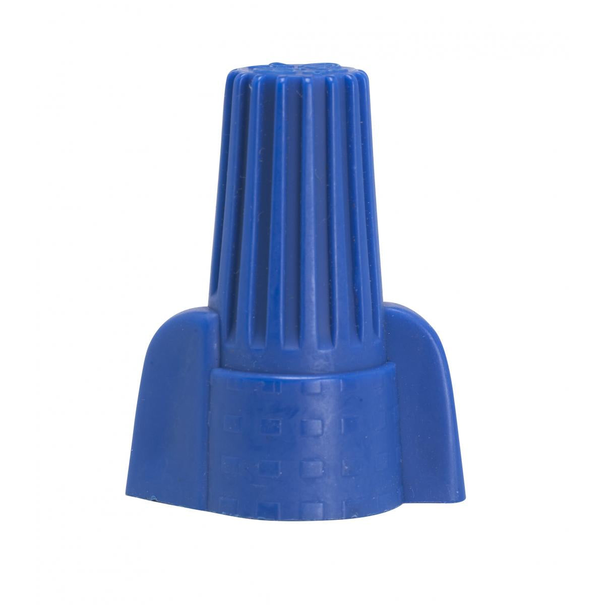 (4-Pack) Wing Nut Wire Connector With Spring Inserts in Blue