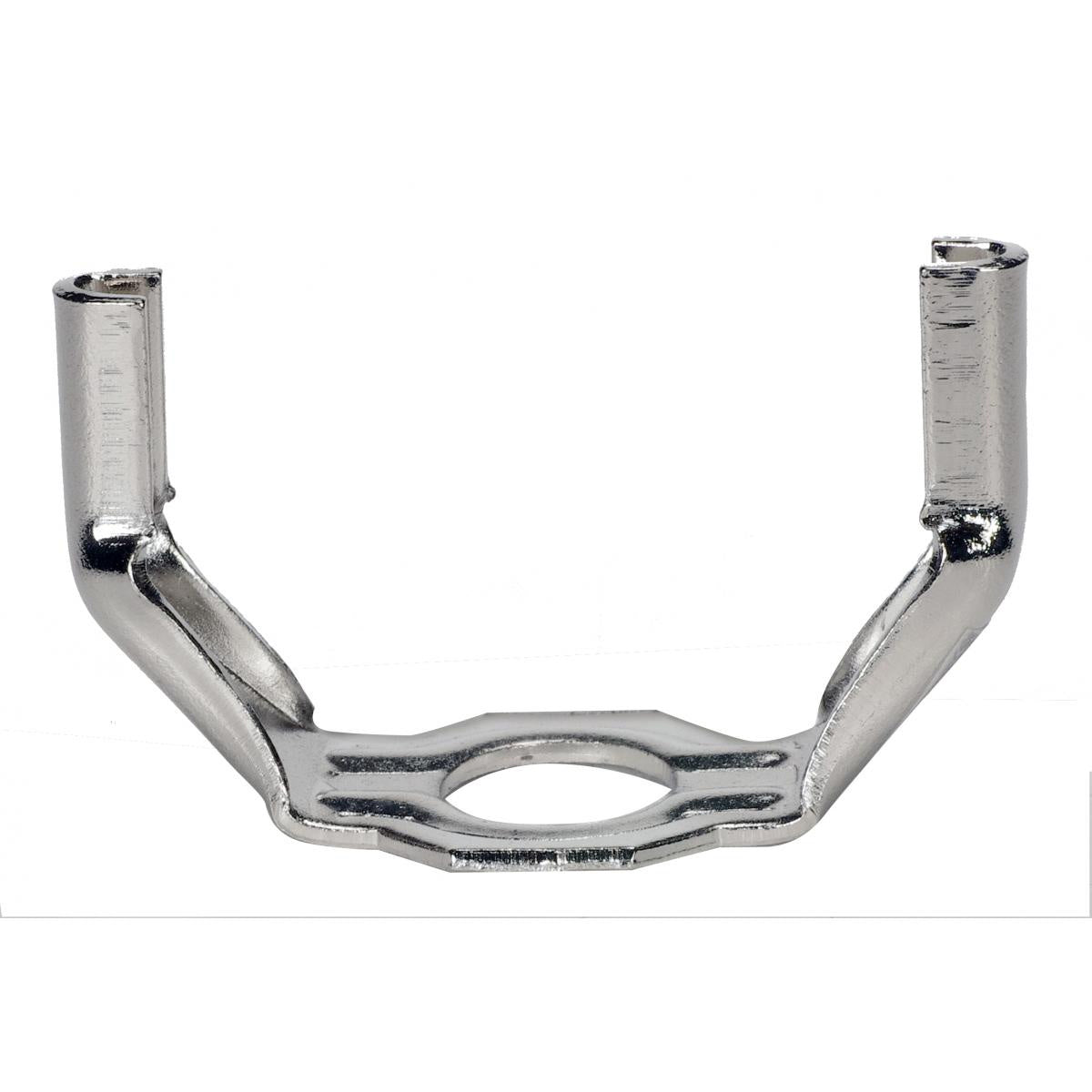 (4-Pack) Light Duty Saddle in Nickel Plated