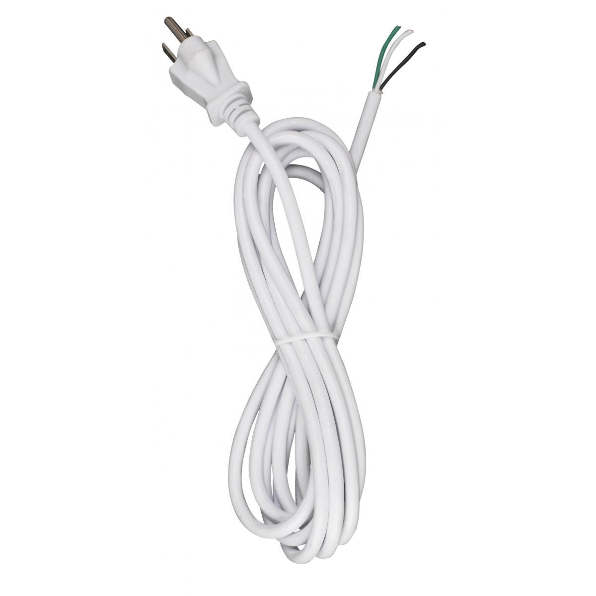 10'Cord Set in White