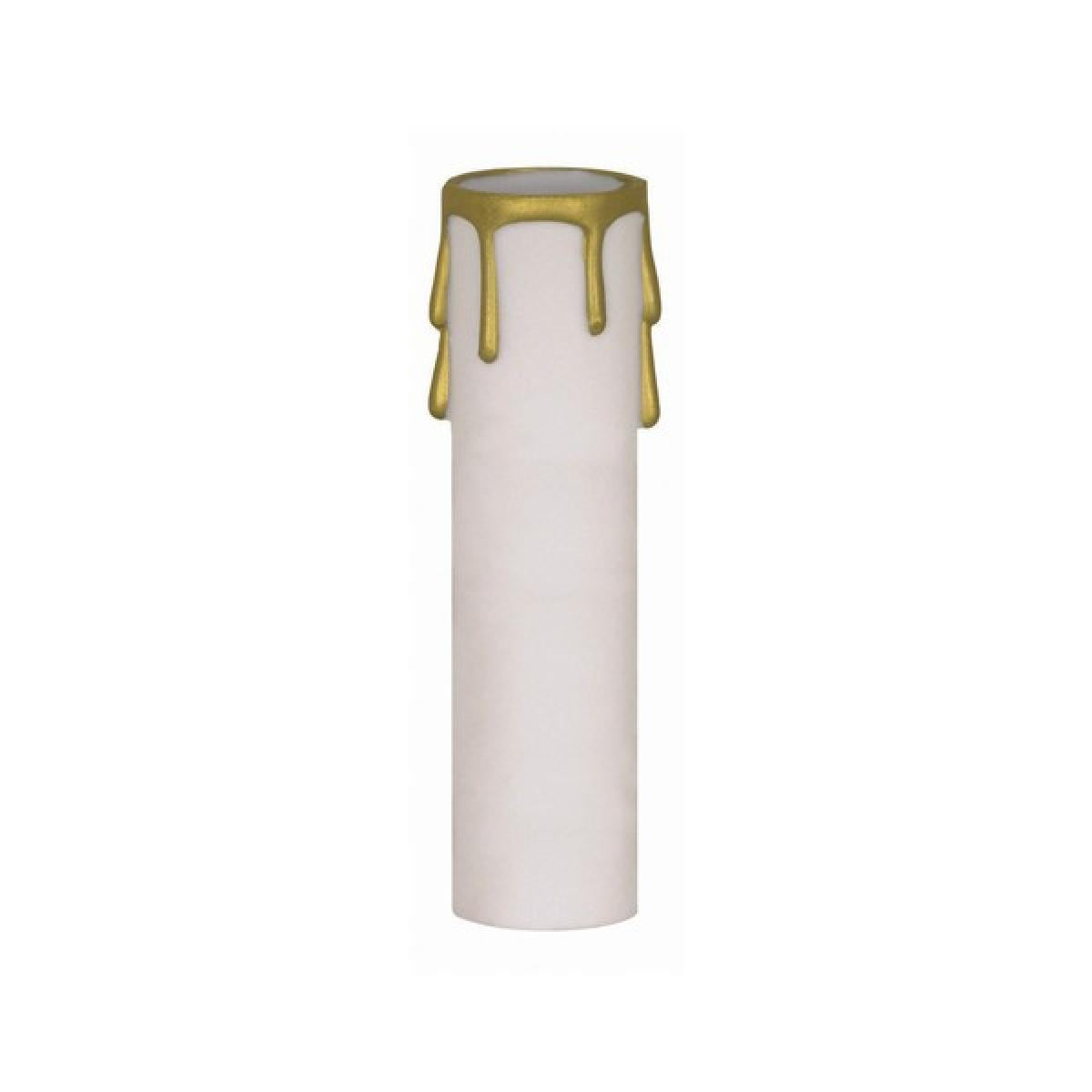 (4-Pack) Candle Cover in White