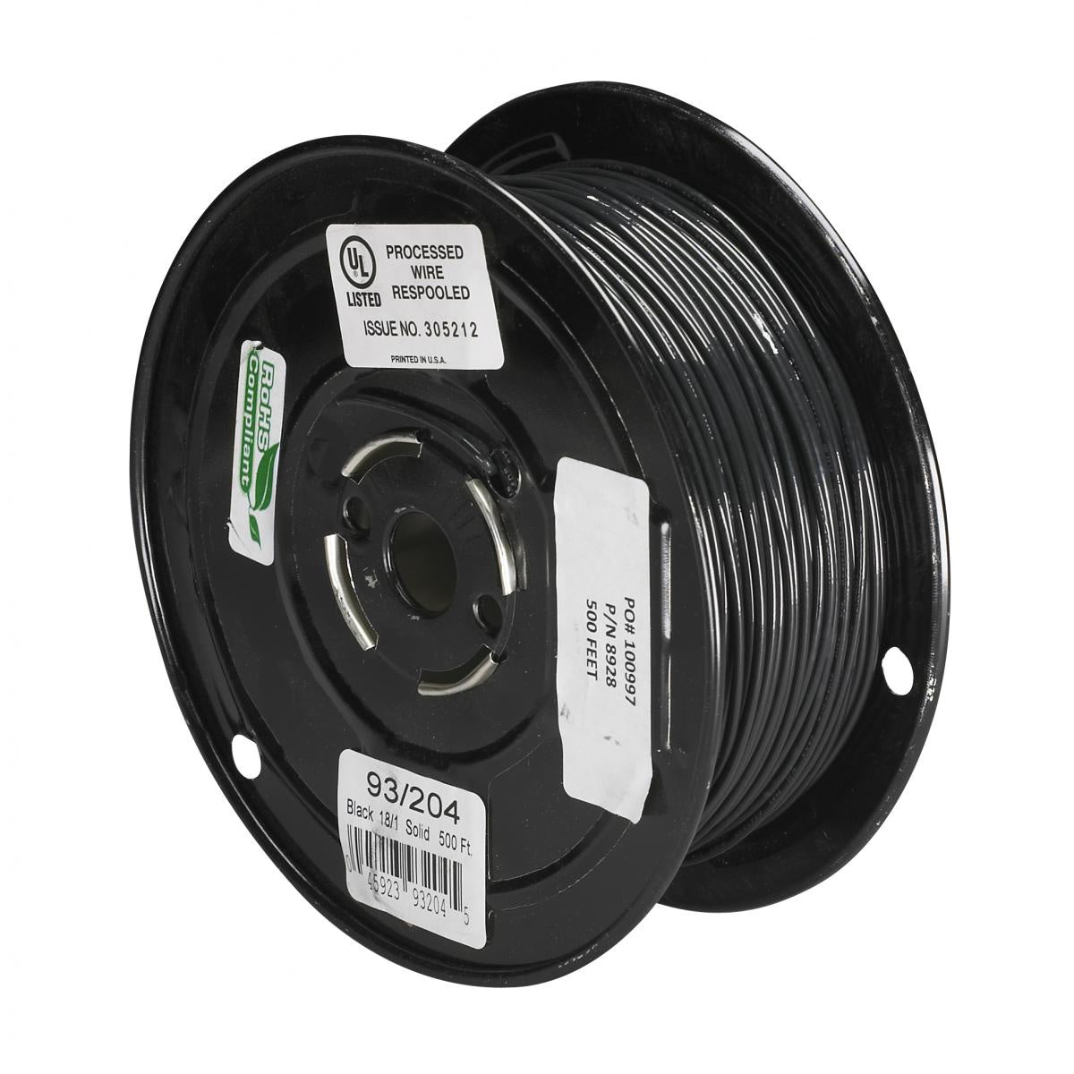 Lighting Bulk Wire in Black