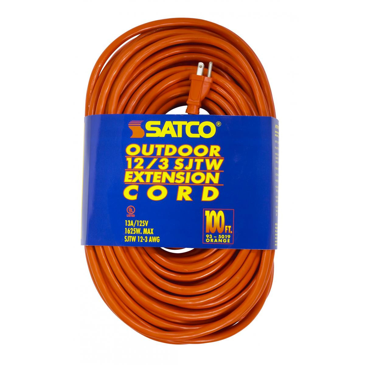 100'Heavy Duty Outdoor Extension Cord in Orange