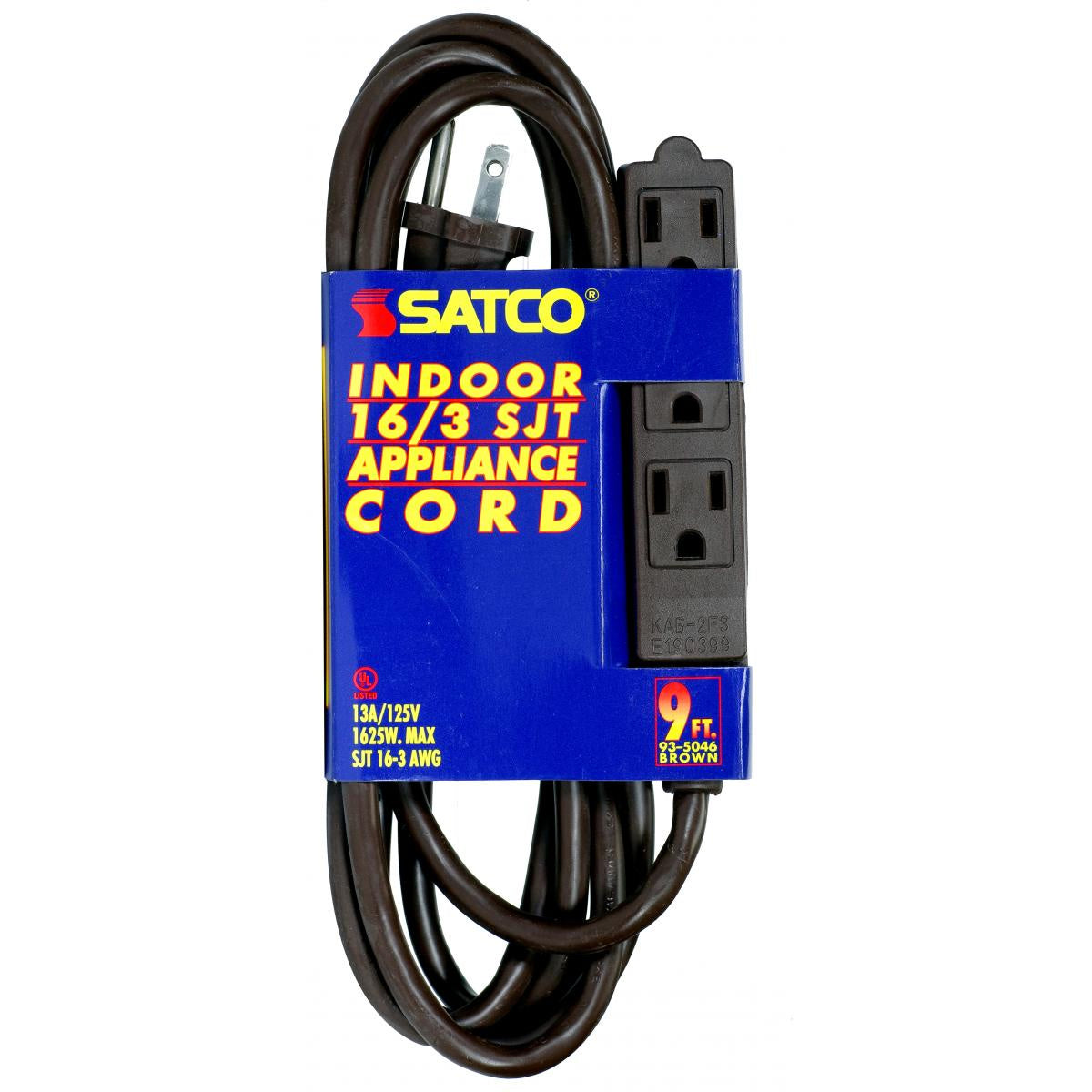 Satco - 93-5046 - Extension Cord - Brown