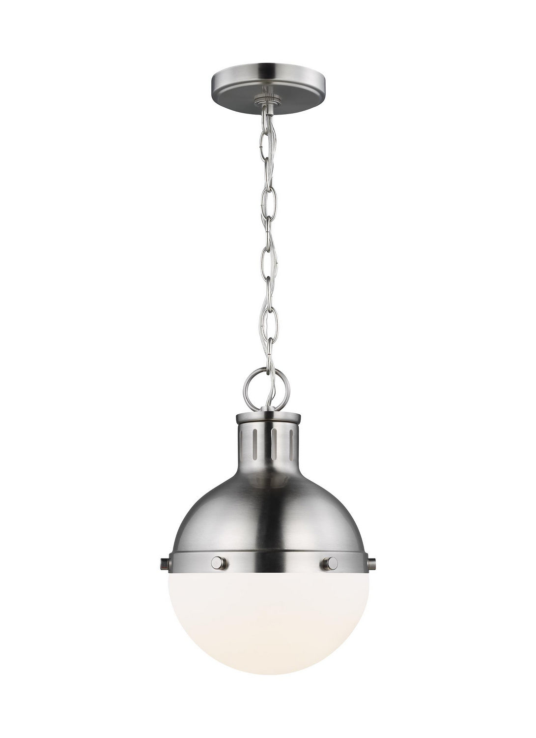 Hanks One Light Mini Pendant in Brushed Nickel