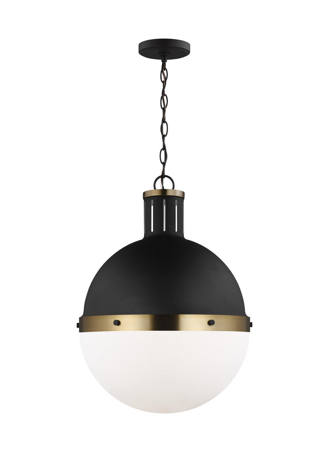 Hanks One Light Pendant in Midnight Black