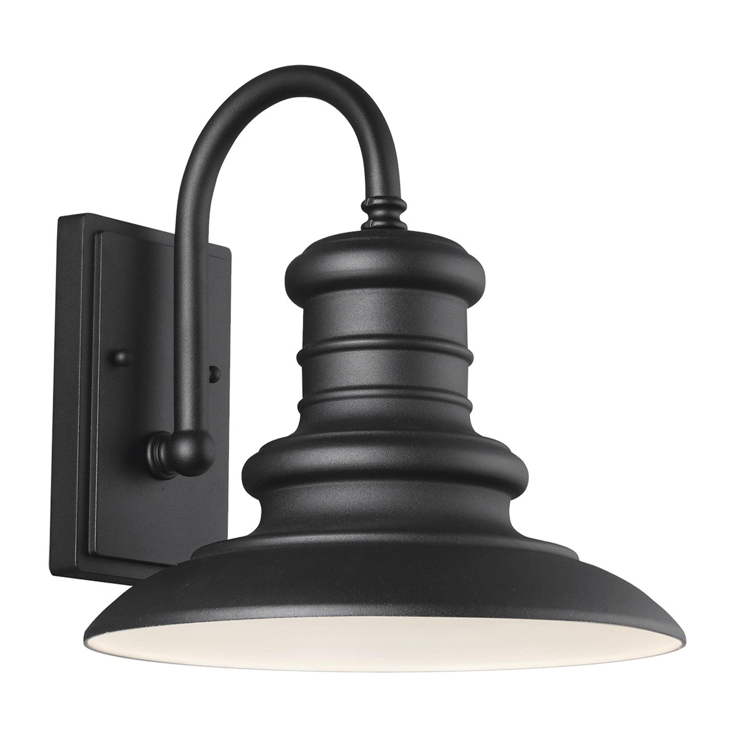 Generation Lighting - OL8601TXB/T - One Light Outdoor Wall Lantern - Redding Station - Textured Black