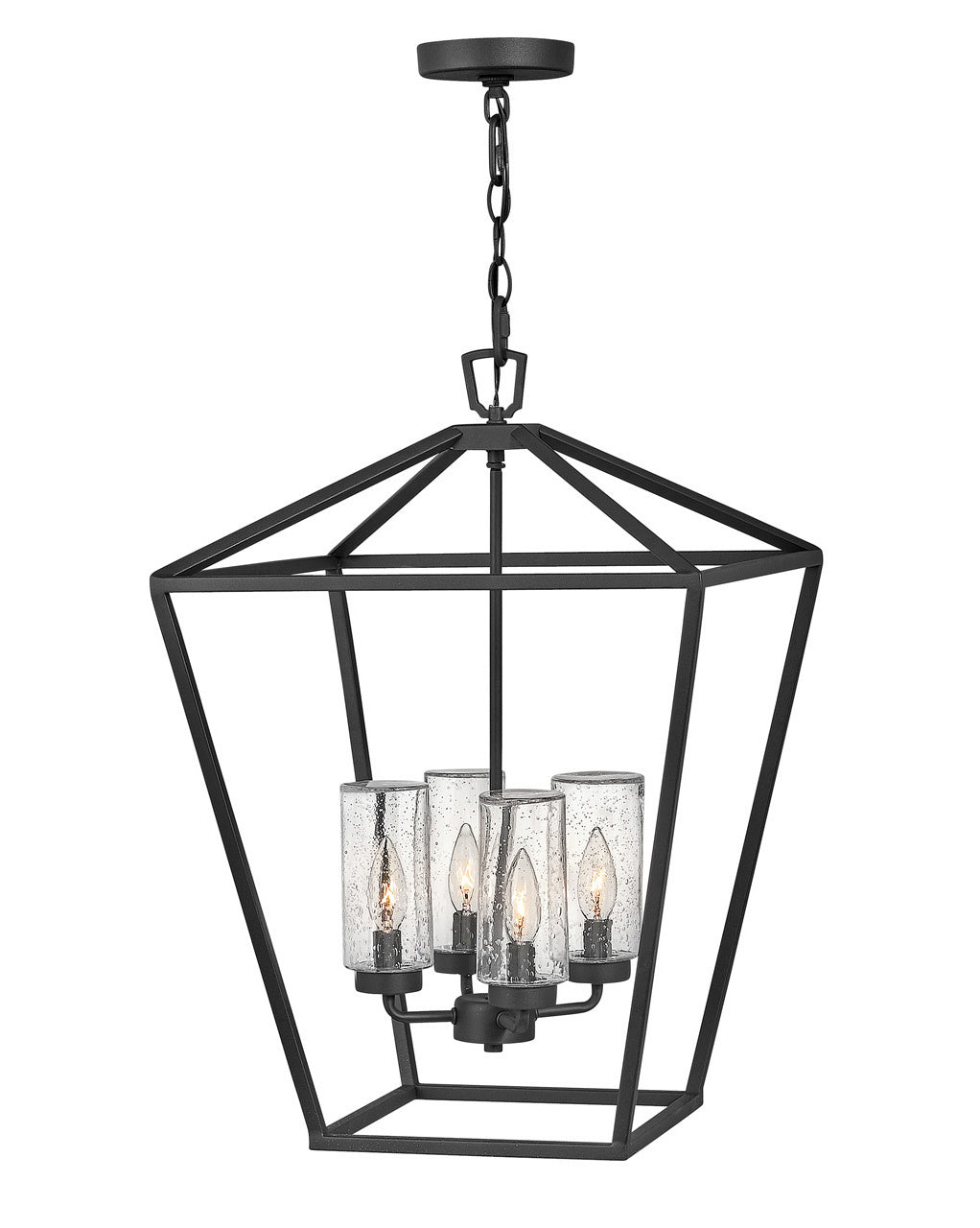 Alford Place LED Chandelier in Museum Black
