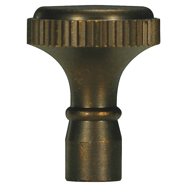 (4-Pack) Turn Knob in Dark Antique Brass