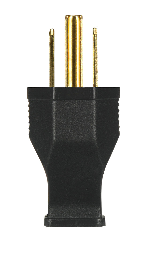 Satco - 80-2412 - Thermoplastic Hd Plug - Black
