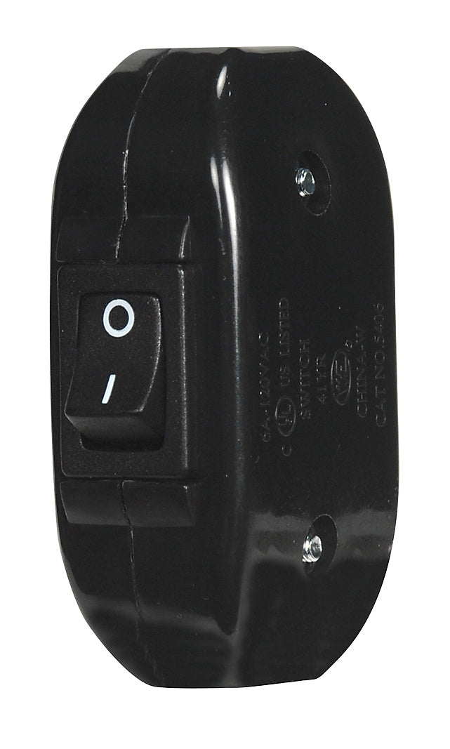 Satco - 80-2496 - Heavy Duty Feed Thru Switch - Black