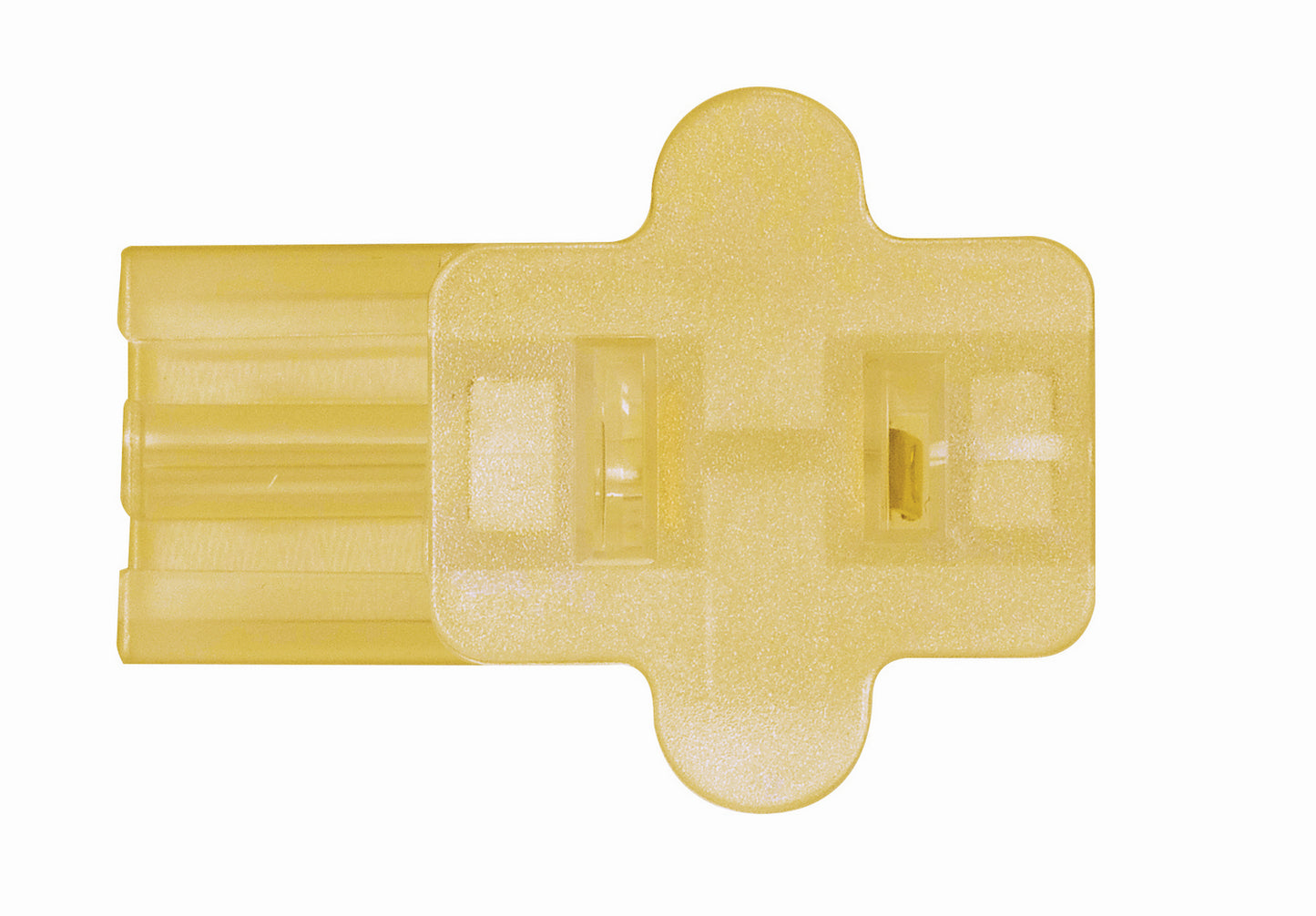 (4-Pack) Female Slide Plug in Clear Gold