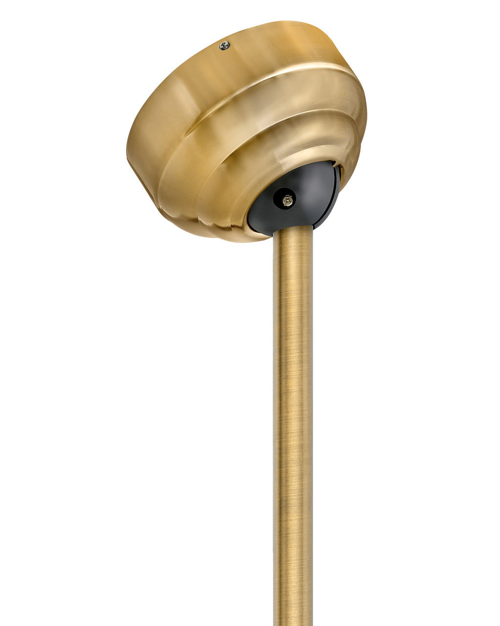 Sloped Ceiling Kit Sloped Ceiling Canopy Kit in Heritage Brass
