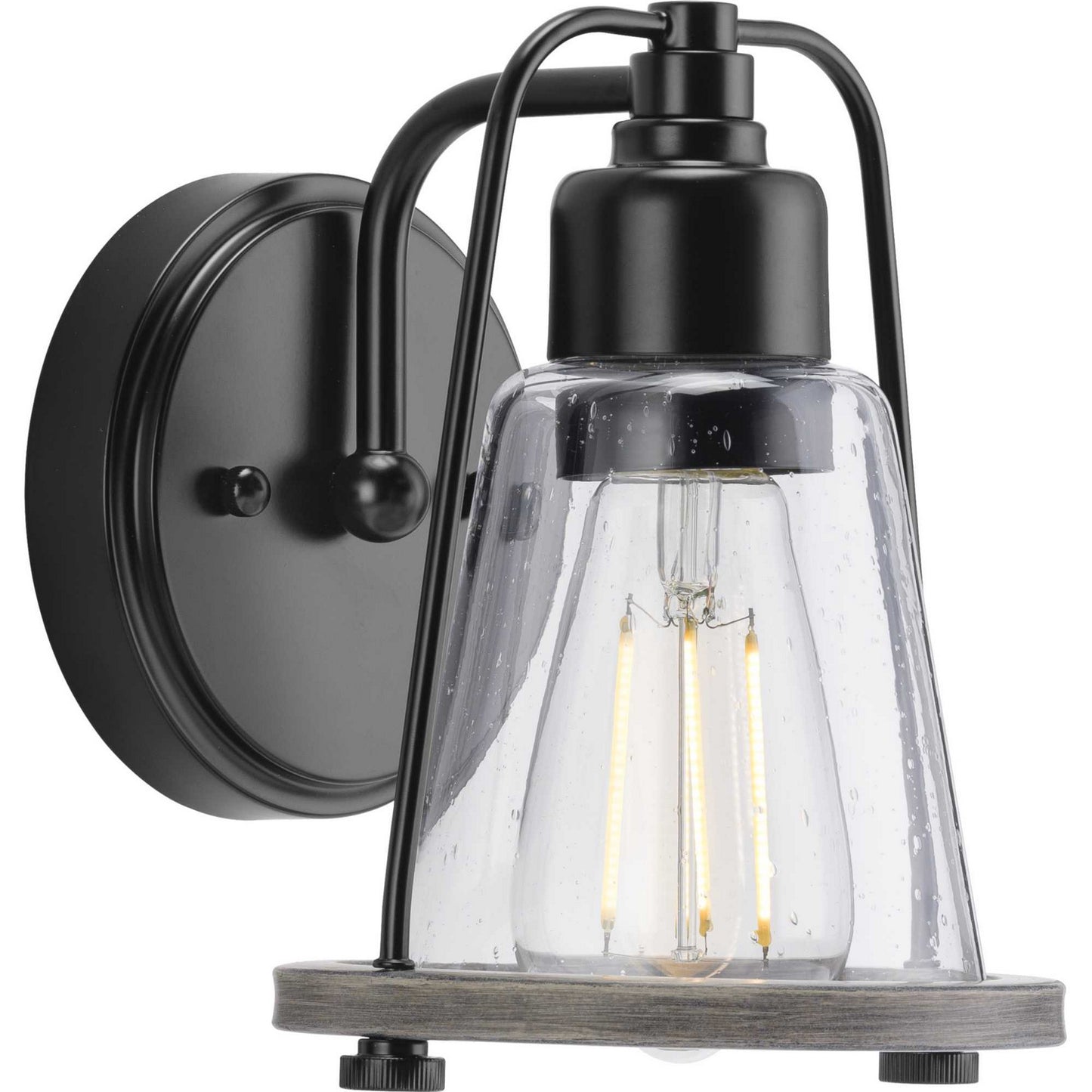 Conway One Light Bath Bracket in Matte Black