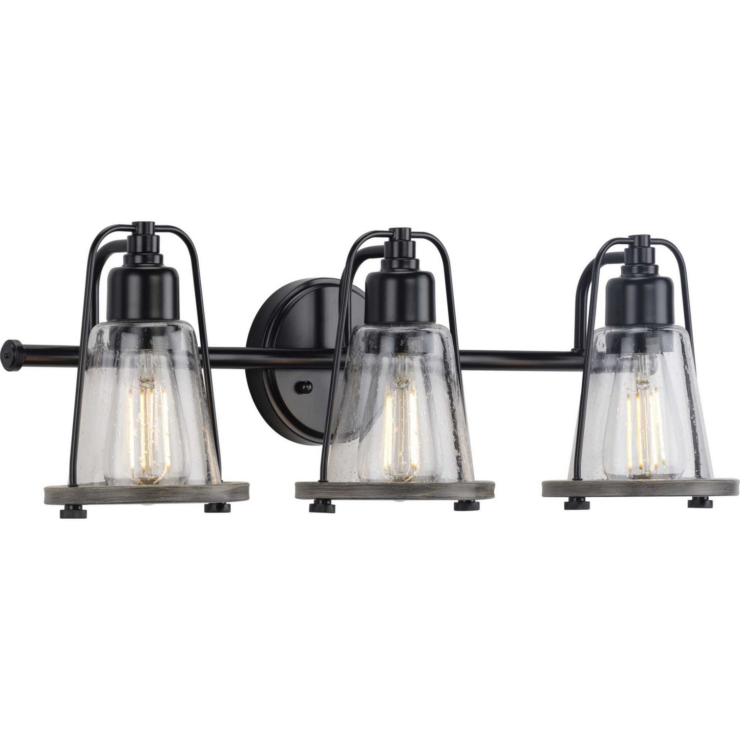 Conway Three Light Bath Bracket in Matte Black