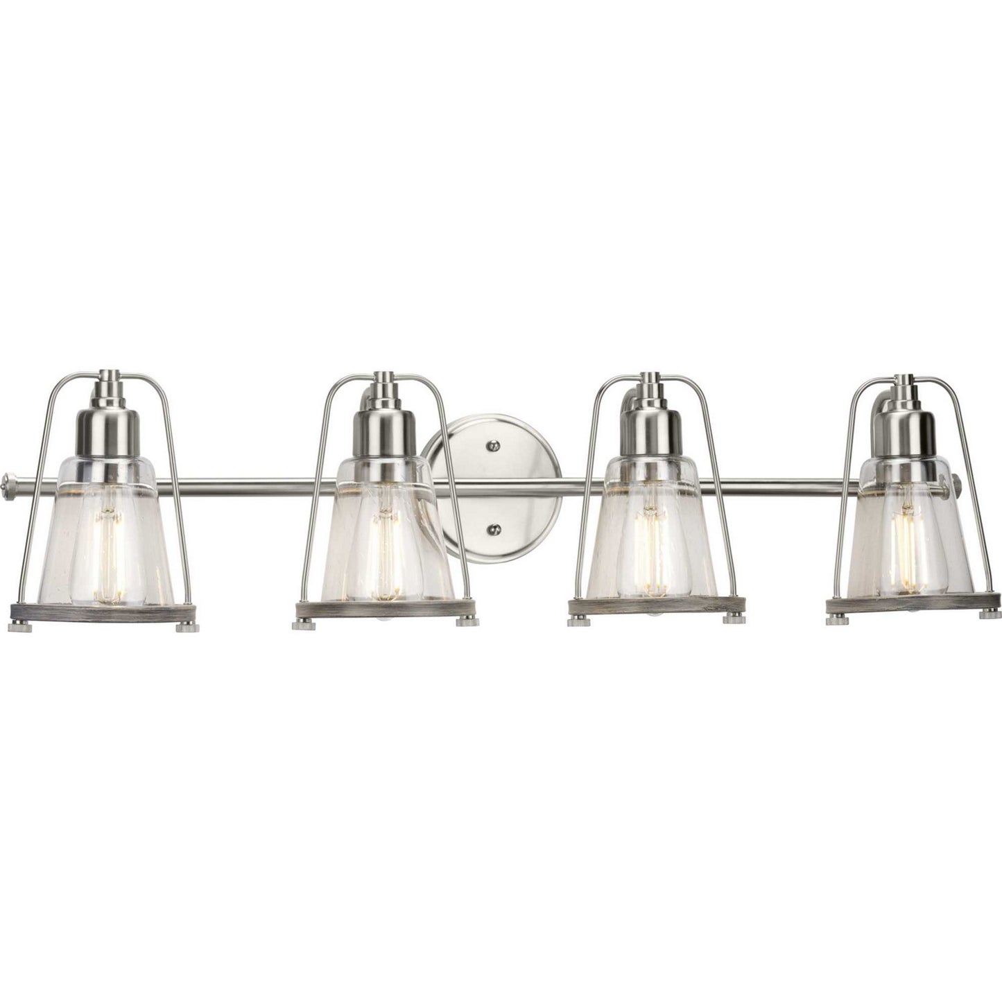 Progress Lighting - P300298-009 - Four Light Bath Bracket - Conway - Brushed Nickel