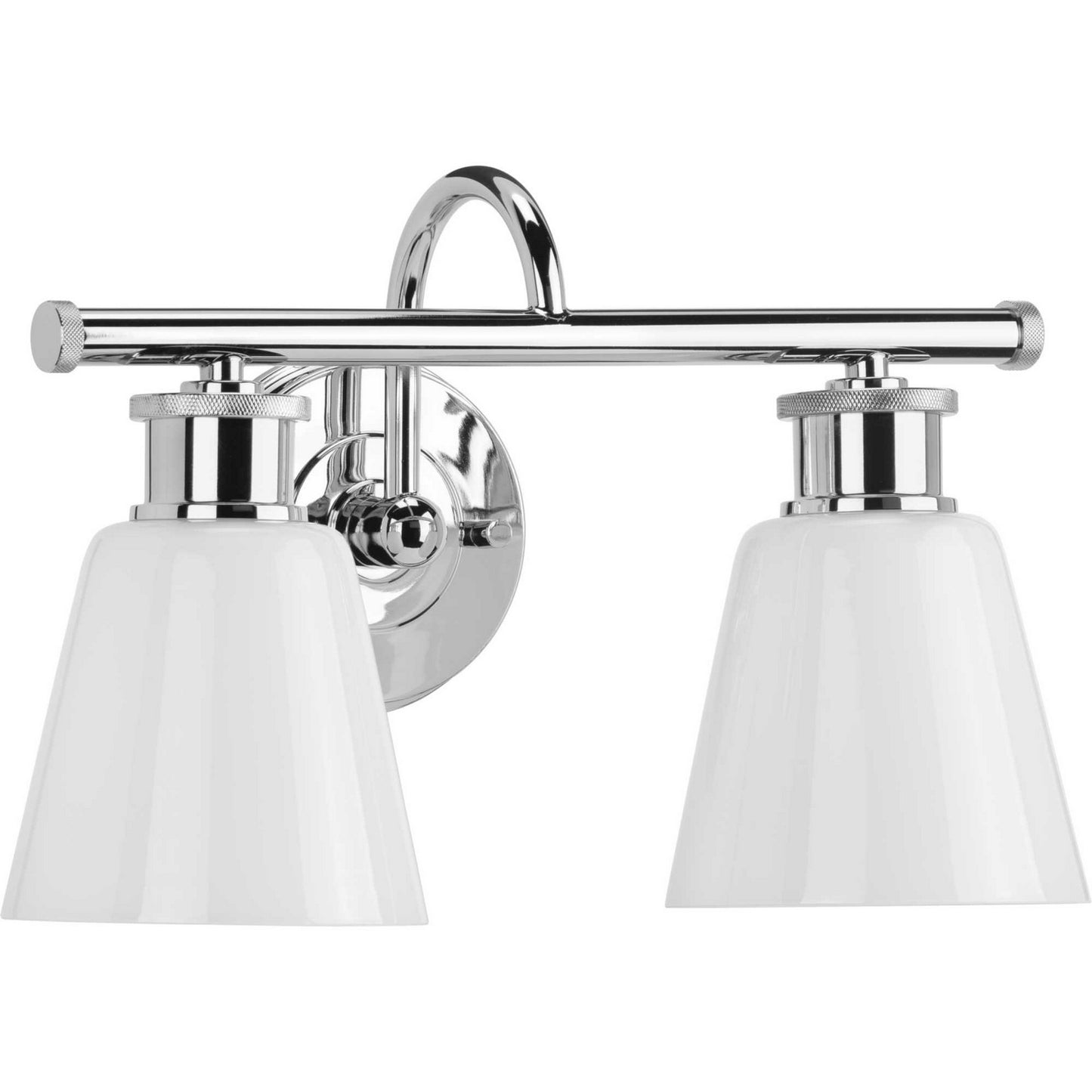 Ashford Two Light Bath Bracket in Polished Chrome