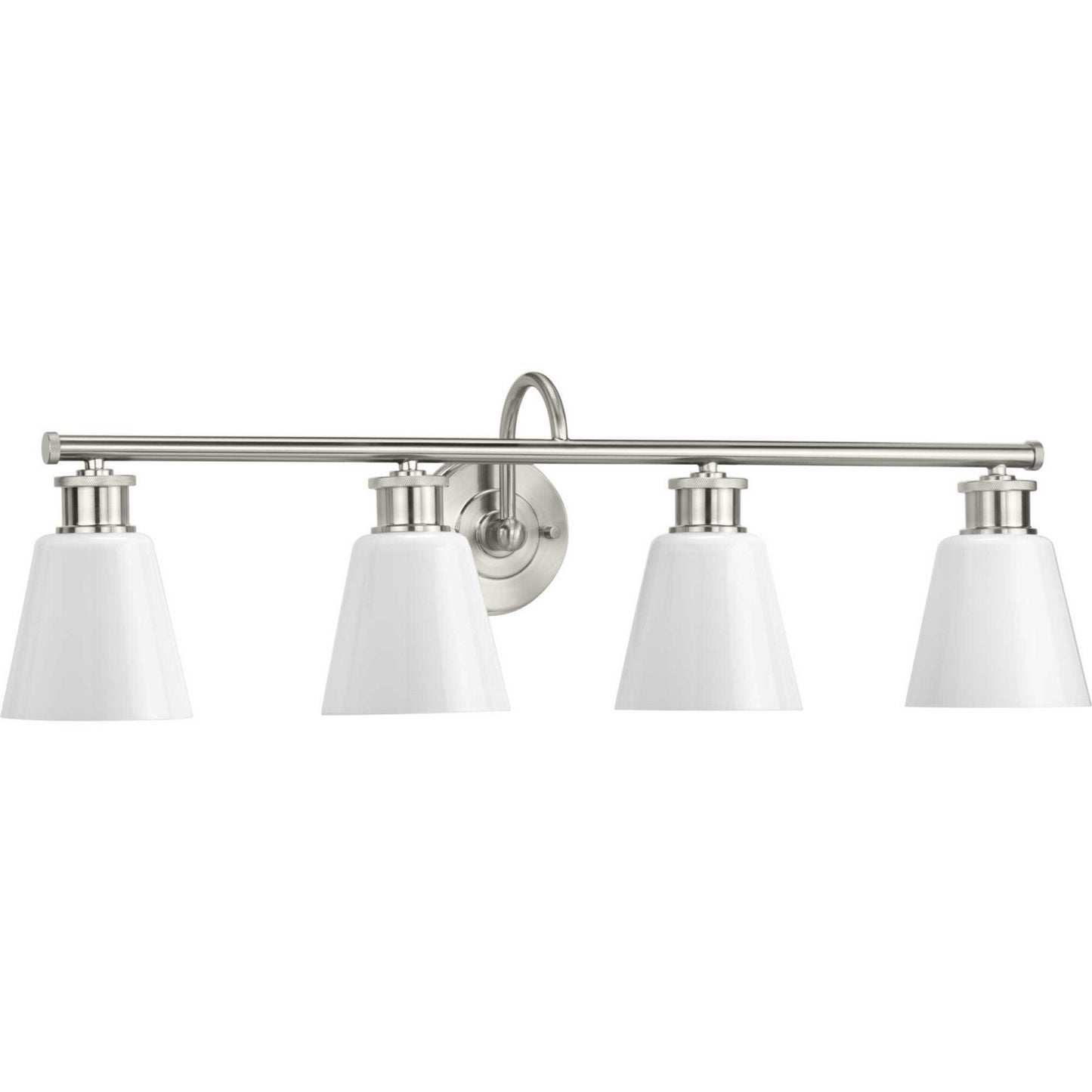 Ashford Four Light Bath Bracket in Brushed Nickel