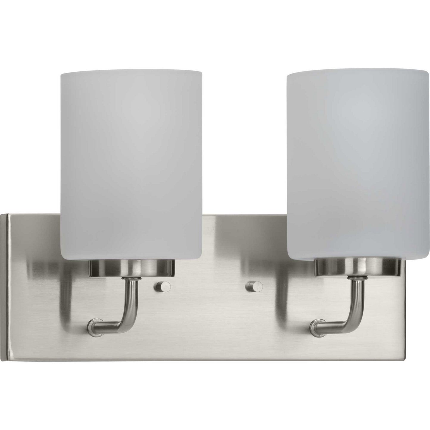 Merry Two Light Bath Bracket in Brushed Nickel
