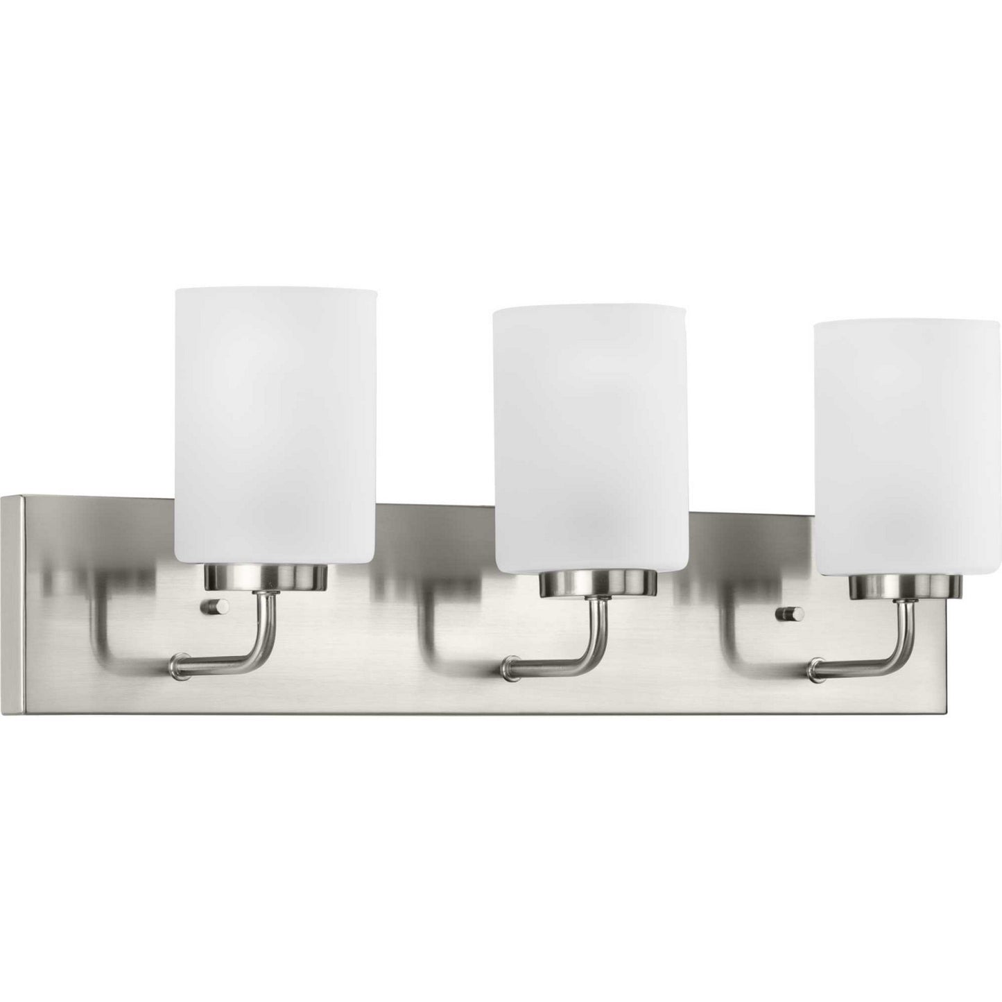 Merry Three Light Bath Bracket in Brushed Nickel
