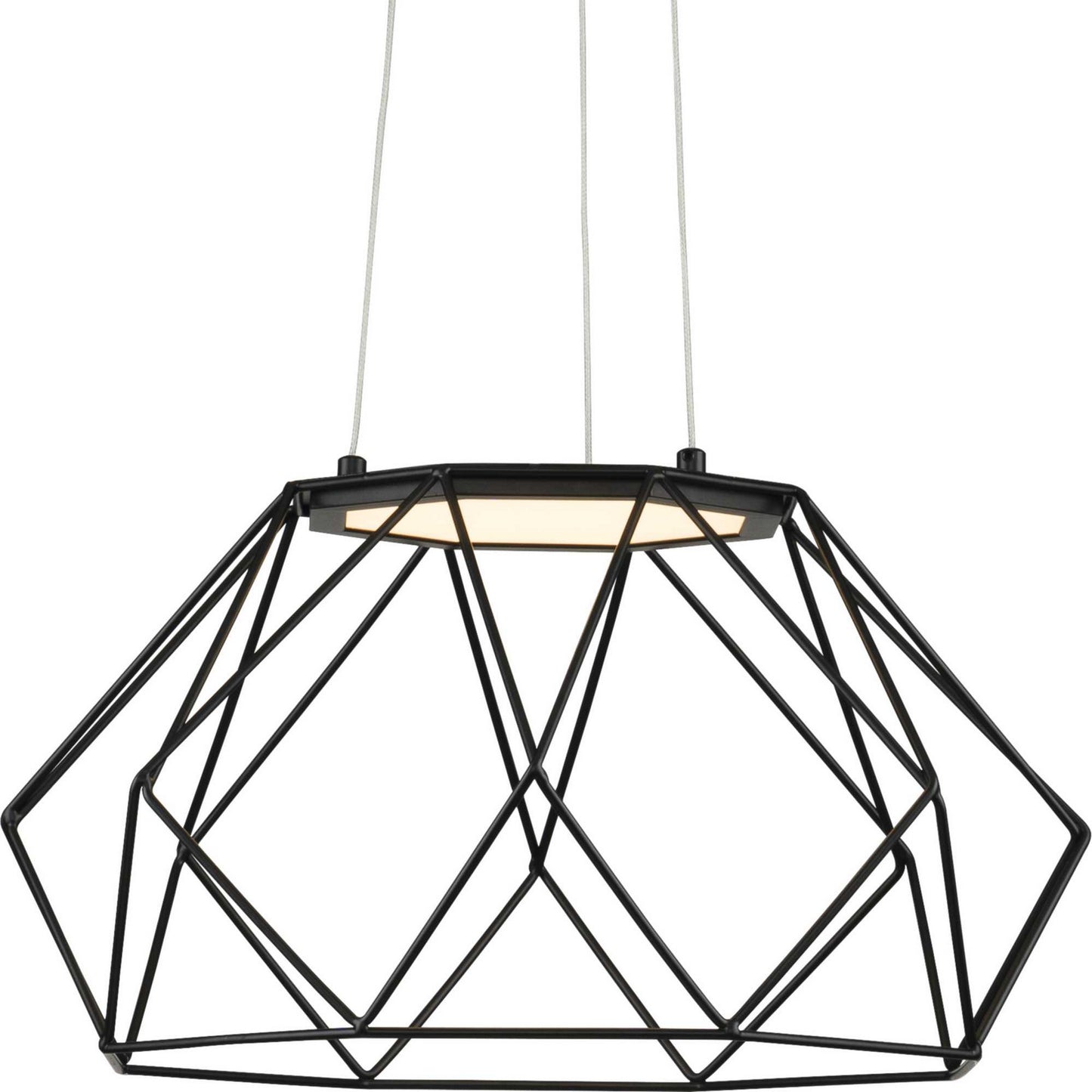 Progress Lighting - P500319-031-30 - LED Pendant - Geodesic LED - Matte Black